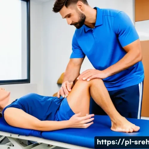 스포츠재활 전문가의 자기소개서 작성 팁 - **Prompt 1: Precise Manual Therapy Session**
    A highly skilled female sports rehabilitation thera...