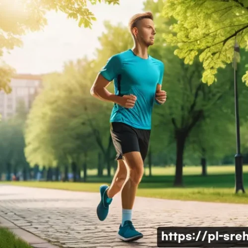 스포츠재활 주요 증상별 치료 방법 - A detailed medical illustration of a young adult male runner experiencing a hamstring muscle strain ...